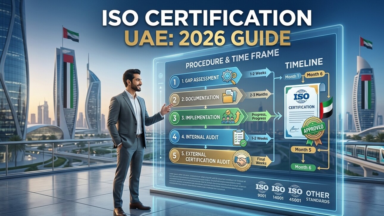 ISO certification UAE process and duration guide 2026 with step by step timeline
