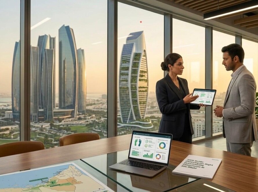 sustainability consultancy Abu Dhabi guide 2026 ESG green building services