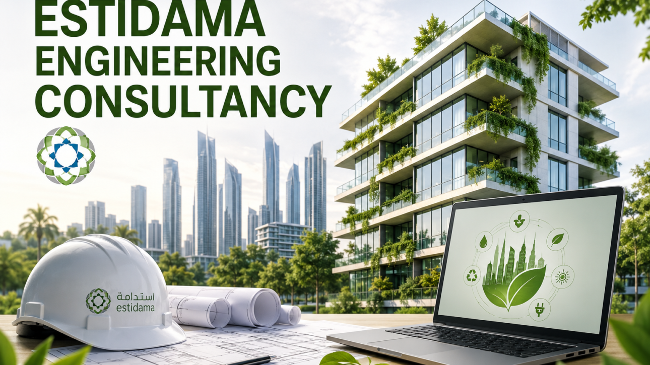 Estidama engineering consultancy services for sustainable building projects in Abu Dhabi
